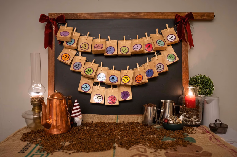 Adventskalender 24 kaffi
